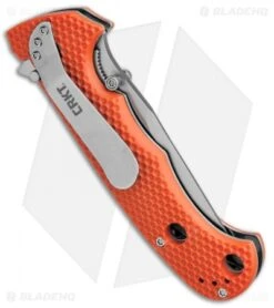 CRKT Hammond Cruiser LAWKS Liner Lock Knife Orange (3.75" Satin) 7904OR -Crkt Shop CRKT Hammond Cruiser Orange CR7904OR BHQ 87147 jr side 2