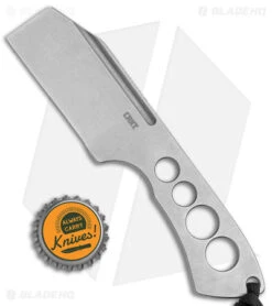 CRKT Jon Graham Razel Chisel Fixed Blade Knife Gray Stainless Steel (2" Steel) -Crkt Shop CRKT Jon Graham Razel Chisel Fixed Blade SW BHQ 178660 jr bottlecap