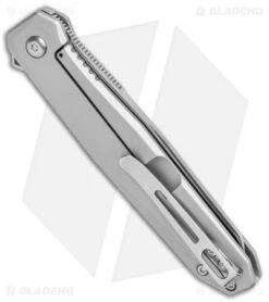 CRKT Ken Onion Facet Frame Lock Spring Assisted Flipper Knife (3.4" Satin) -Crkt Shop CRKT Ken Onion Facet FL Reverse Tanto Flipper Satin BHQ 138947 jr side