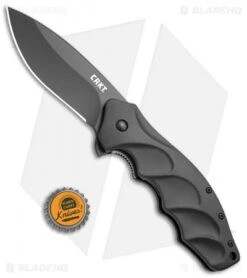 CRKT Ken Onion Foresight Liner Lock Knife (3.5" Black) K220KKP -Crkt Shop CRKT Ken Onion Foresight Black K220KKP BHQ 12910 jr bottlecap 2