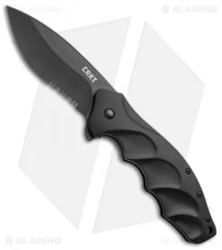 CRKT Ken Onion Foresight Liner Lock Knife (3.5" Black Serr) K220KKS