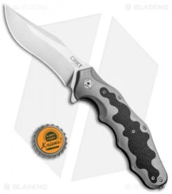 CRKT Ken Onion Motley Flipper Knife Carbon Fiber/Ti (Satin) K210CFXP -Crkt Shop CRKT Ken Onion Motley CF Ti Satin K210CFXP BHQ 92296 jr bottlecap