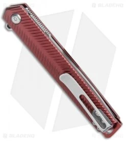 CRKT Ken Onion Stylus Spring Assisted Flipper Knife Maroon (3.1" Satin) K820BXP 8 CRKT Ken Onion Stylus Spring Assisted Flipper Knife Maroon (3.1" Satin) K820BXP -Crkt Shop CRKT Ken Onion Stylus Assisted Flipper Maroon Satin K820BXP BHQ 124716 jr side