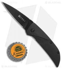 CRKT Koji Hara Ichi Spring Assisted Knife Black (2.5" Black) 1070K -Crkt Shop CRKT Koji Hara Ichi black black BHQ 0650 er bottlecap