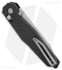 CRKT LCBK Crossbar Lock Folding Knife G-10 Black (3.4" Bead Blast) 3830 -Crkt Shop CRKT LCBK Crossbar Lock Folding Knife G 10 Black BB BHQ 179634 jr side