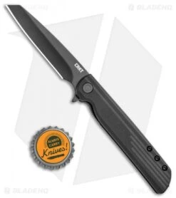 CRKT LCK + Spring Assisted Reverse Tanto Knife Black FRN (3.3" Black) 3802K -Crkt Shop CRKT LCK SA Reverse Tanto Black FRN Black 3802K BHQ 76854 jr bottlecap