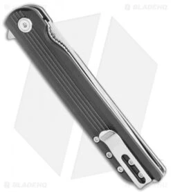 CRKT Large LCK + Spring Assisted Liner Lock Knife Black G-10 (3.6" Satin) 3810 -Crkt Shop CRKT Large LCK SA LL Black G 10 Satin 3810 BHQ 119337 jr side