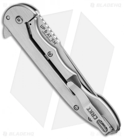 CRKT Lerch Up & At 'Em Flipper Knife Stainless Steel (3.62" Satin) 7076 5 CRKT Lerch Up & At 'Em Flipper Knife Stainless Steel (3.62" Satin) 7076 - Image 3
