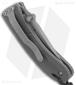 CRKT Lightfoot Urban Shark Liner Lock Knife Gray (2.5" Satin) -Crkt Shop CRKT Lightfoot Urban Shark gray satin BHQ 76311 er side