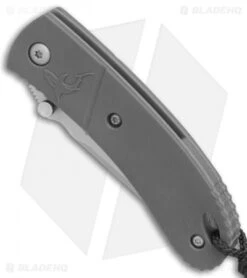 CRKT Lightfoot Urban Shark Liner Lock Knife Gray (2.5" Satin) -Crkt Shop CRKT Lightfoot Urban Shark gray satin BHQ 76311 er spine