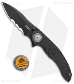 CRKT Linchpin Deadbolt Lock Knife Black G-10 (3.9" Black) 5406K -Crkt Shop CRKT Linchpin Deadbolt Lock Black G 10 Black 5406K BHQ 103623 jr bottlecap