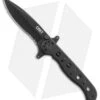 CRKT M21 - 10KSF Liner Lock Folding Knife (3" Black Serr) -Crkt Shop CRKT M21 10KSF triple point serr BHQ 51831 er