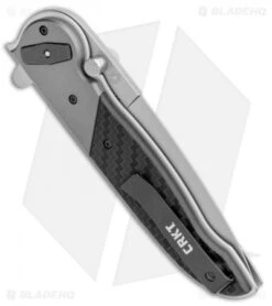 CRKT M40-15 Deadbolt Lock Knife GRN/Aluminum (4" Bead Blast) -Crkt Shop CRKT M40 15 Deadbolt Lock GRN Alum BB BHQ 103619 jr side