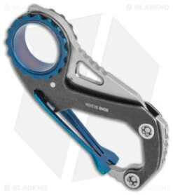 CRKT Mike Bond Compano Sheepsfoot Slip Joint Knife Carabiner (1.44" Satin) -Crkt Shop CRKT Mike Bond Compano Sheepsfootf SJ Carabiner Satin BHQ 145867 jr side