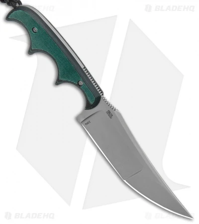 CRKT Folts Minimalist Katana Neck Knife Green Resin/Fiber (3.6" Bead Blast) 4 CRKT Folts Minimalist Katana Neck Knife Green Resin/Fiber (3.6" Bead Blast) - Image 2