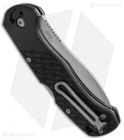CRKT Noma Lock Back Knife Black GFN (3.3" Satin) 2815 -Crkt Shop CRKT Noma LB Black GFN 2815 BHQ 51851 jr side
