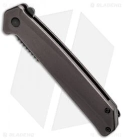 CRKT Onion Helical Liner Lock Knife Black Aluminum (3.52" Black D2) K500GKP 7 CRKT Onion Helical Liner Lock Knife Black Aluminum (3.52" Black D2) K500GKP -Crkt Shop CRKT Onion Helical LL Tanto Aluminum Black K500GKP BHQ 92301 jr spine