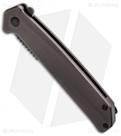 CRKT Onion Helical Liner Lock Knife Black Aluminum (3.52" Black D2) K500GKP 4 CRKT Onion Helical Liner Lock Knife Black Aluminum (3.52" Black D2) K500GKP - Image 2