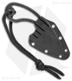 CRKT Owlet Fixed Blade Neck Knife Skeletonized (2.125" Black Stonewash) 2716 -Crkt Shop CRKT Owlet Neck Skeletonized Black SW 2716 BHQ 103912 jr sheath