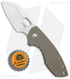 CRKT Pilar Frame Lock Knife Tan G-10 (2.4" Satin D2) -Crkt Shop CRKT Pilar FL OD Tan G 10 Satin 5311D2T BHQ 93243 jr bottlecap