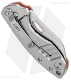 CRKT Pilar Frame Lock Knife Stainless Steel/Copper (2.4" Satin) 5311CU 8 CRKT Pilar Frame Lock Knife Stainless Steel/Copper (2.4" Satin) 5311CU -Crkt Shop CRKT Pilar FL SS Copper Satin 5311CU BHQ 103633 jr side 2
