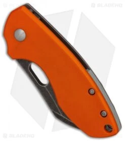 CRKT Pilar Frame Lock Knife Orange G-10 (2.4" Black SW) 5311GKG -Crkt Shop CRKT Pilar Orange G10 Acid SW BHQ 84147 er spine