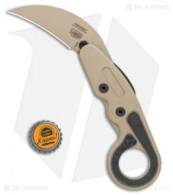CRKT Provoke Kinematic Morphing Karambit Folding Knife (2.4" Desert Sand) 11 CRKT Provoke Kinematic Morphing Karambit Folding Knife (2.4" Desert Sand) -Crkt Shop CRKT Provoke Kinematic Morphing Karambit Folding Knife 2.4in Desert Sand 4040DS BHQ 113912 LS Bottlecap