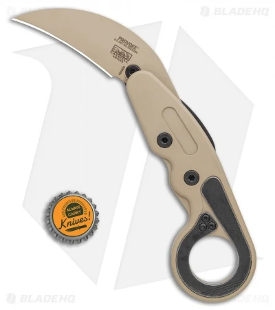 CRKT Provoke Kinematic Morphing Karambit Folding Knife (2.4" Desert Sand) 7 CRKT Provoke Kinematic Morphing Karambit Folding Knife (2.4" Desert Sand) - Image 5