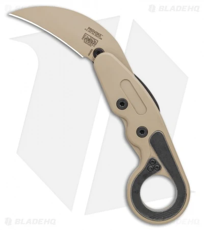 CRKT Provoke Kinematic Morphing Karambit Folding Knife (2.4" Desert Sand) 3 CRKT Provoke Kinematic Morphing Karambit Folding Knife (2.4" Desert Sand)