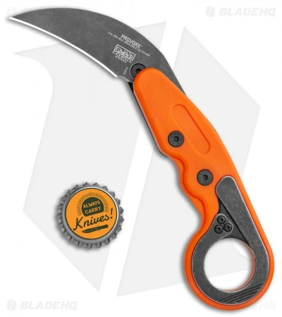 CRKT Provoke Orange Kinematic Morphing Karambit Folding Knife (2.4" Black) 4041O 6 CRKT Provoke Orange Kinematic Morphing Karambit Folding Knife (2.4" Black) 4041O - Image 4