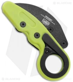 CRKT Provoke Zap Kinematic Morphing Karambit Folding Knife (2.4" Black) 4041G -Crkt Shop CRKT Provoke Zap Kinematic Morphing Karambit Black BHQ 119339 jr side