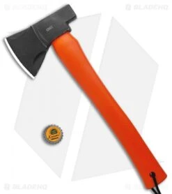CRKT Johnson Chogan Hatchet 13.25" Axe - Orange GRN -Crkt Shop CRKT RMJ Tactical Chogan Splitting Hatchet Orange Black BHQ 138975 jr bottlecap