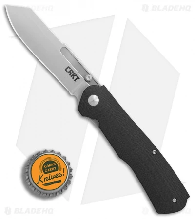 CRKT Radic Spring Assisted Knife Black G-10 (3.3" Satin) 6040 6 CRKT Radic Spring Assisted Knife Black G-10 (3.3" Satin) 6040 - Image 4