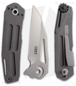 CRKT Dew Hara Raikiri Field Strip Knife Black Al (3.75" Satin) 5040 -Crkt Shop CRKT Raikiri jr apart