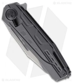 CRKT Dew Hara Raikiri Field Strip Knife Black Al (3.75" Satin) 5040 -Crkt Shop CRKT Raikiri jr spine