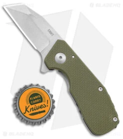 CRKT Razelcliffe Frame Lock Knife OD Green G-10 (2.4" Satin) 9 CRKT Razelcliffe Frame Lock Knife OD Green G-10 (2.4" Satin) -Crkt Shop CRKT Razelcliffe OD Green G 10 SW BHQ 140697 jr bottlecap