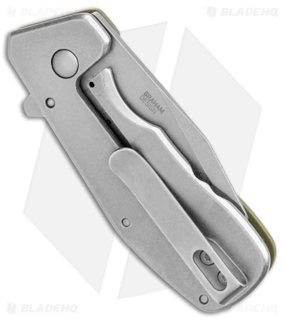 CRKT Razelcliffe Frame Lock Knife OD Green G-10 (2.4" Satin) 5 CRKT Razelcliffe Frame Lock Knife OD Green G-10 (2.4" Satin) - Image 3