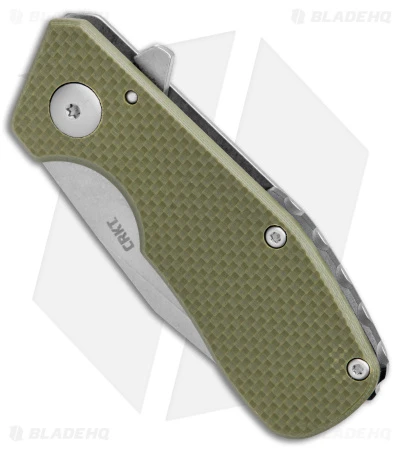 CRKT Razelcliffe Frame Lock Knife OD Green G-10 (2.4" Satin) 4 CRKT Razelcliffe Frame Lock Knife OD Green G-10 (2.4" Satin) - Image 2