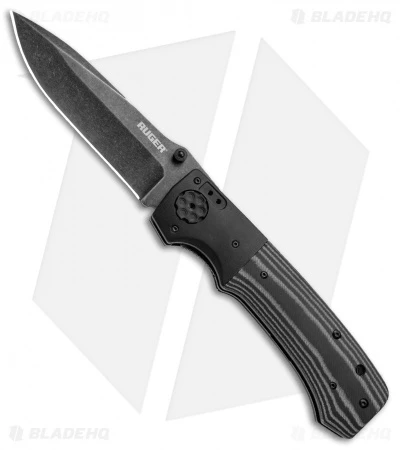 CRKT Ruger Knives All-Cylinders +P Liner Lock Knife G-10 (5" Black SW) R2003K 3 CRKT Ruger Knives All-Cylinders +P Liner Lock Knife G-10 (5" Black SW) R2003K