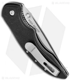 CRKT Ruger Knives High-Brass Spring Assisted Knife Black (3.2" Satin Serr) R2601 8 CRKT Ruger Knives High-Brass Spring Assisted Knife Black (3.2" Satin Serr) R2601 -Crkt Shop CRKT Ruger High Brass SA Black Satin Serr R2602 BHQ 76861 jr side