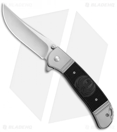 CRKT Ruger Knives Hollow-Point +P Frame Lock Knife (3.625" Satin) R2301 3 CRKT Ruger Knives Hollow-Point +P Frame Lock Knife (3.625" Satin) R2301