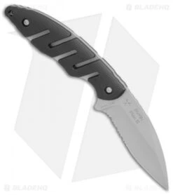 CRKT Ryan Plan B Fixed Blade Knife Zytel (2.8" Bead Blast Serr) 2813 -Crkt Shop CRKT Ryan Plan B zytel bb serr 2813 BHQ 69080 er side