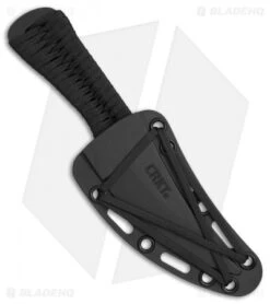 CRKT Scrub Tactical Fixed Blade Knife (3.75" Black) 2712 -Crkt Shop CRKT Scrub Tactical Black 2712 BHQ 76694 er sheath