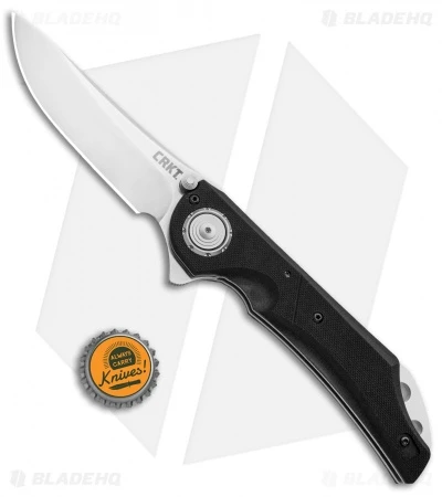 CRKT Seismic Deadbolt Lock Knife Black G-10 (3.9" Satin) 5401 6 CRKT Seismic Deadbolt Lock Knife Black G-10 (3.9" Satin) 5401 - Image 4