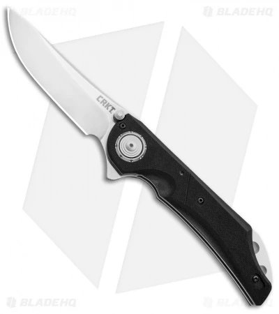 CRKT Seismic Deadbolt Lock Knife Black G-10 (3.9" Satin) 5401 3 CRKT Seismic Deadbolt Lock Knife Black G-10 (3.9" Satin) 5401