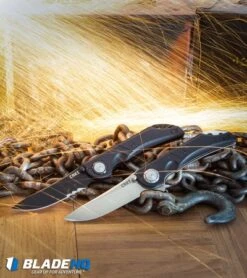 CRKT Seismic Deadbolt Lock Knife Black G-10 (4" Black Serr) 5401K -Crkt Shop CRKT Seismic Deadbolt Lock Knife Black G 10 Satin 5401 BHQ 92270 kp sparks web