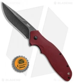 CRKT Shenanigan Spring Assisted Knife Maroon GRN (3.4" Black SW) K800RKP 9 CRKT Shenanigan Spring Assisted Knife Maroon GRN (3.4" Black SW) K800RKP -Crkt Shop CRKT Shenanigan LL Maroon Black SW K800RKP BHQ 124733 jr bottlecap