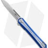 CRKT Stickler Liner Lock Assisted Flipper Knife Blue Aluminum (3.4" Satin) -Crkt Shop CRKT Stickler LL Assisted Flipper Knife Blue Aluminum 2in Satin BHQ 145866 td
