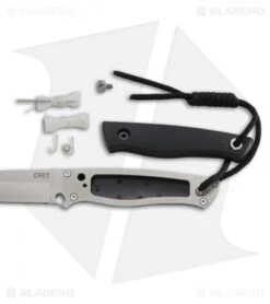 CRKT TSR Terzuola Survival Rescue Fixed Blade Knife Black GFN (4.3" Satin ) 2061 11 CRKT TSR Terzuola Survival Rescue Fixed Blade Knife Black GFN (4.3" Satin ) 2061 -Crkt Shop CRKT T SR Terzuola survival rescue black GFN satin 2061 BHQ 51818 er side open