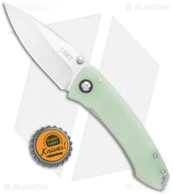 CRKT Tuna Frame Lock Knife Natural G-10 (3.25" Stonewash D2) -Crkt Shop CRKT Tuna FL Natural G 10 SW 2520JSD2 BHQ 114001 jr bottlecap